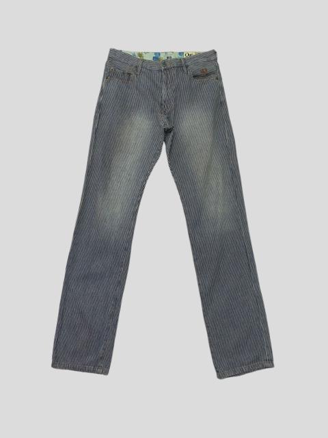 기타 브랜드 Japanese Brand × Vintage - VINTAGE SURF CLOTHES HICKORY STRIPED PATCH POCKET DENIM