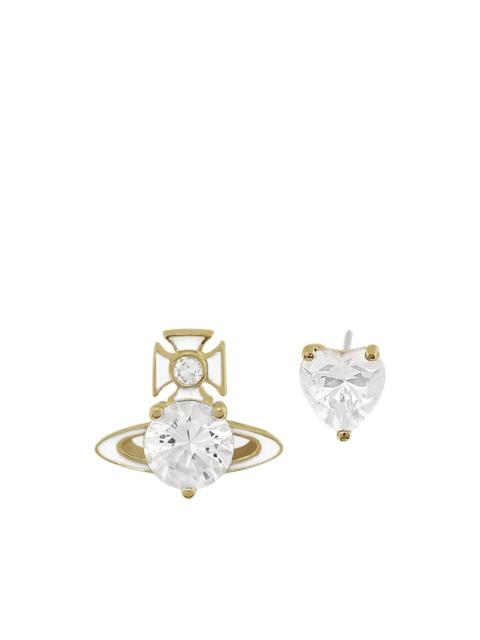Vivienne Westwood Millie heart earrings