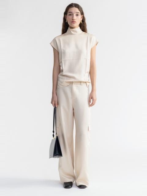 パンツ Aeron Aura - Heavy Satin Straight Pants AERON AURA Heavy satin straight pants | REVERSIBLE