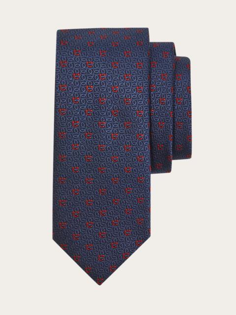 FERRAGAMO Gancini jacquard tie