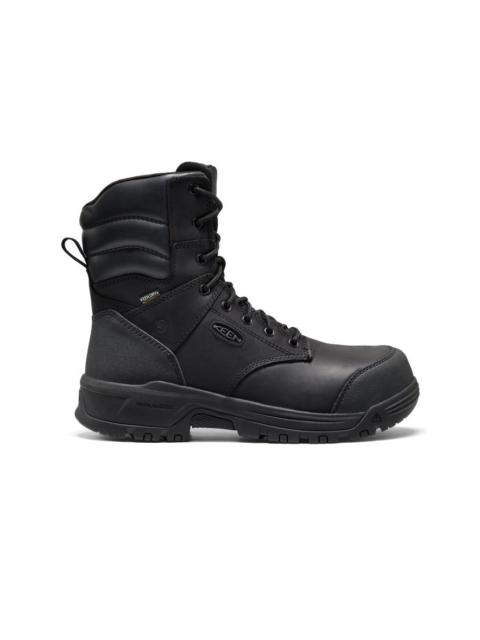 KEEN Men's CSA Evanston+ 8" Waterproof Boot (Carbon Toe)