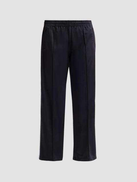 RE/DONE Women's Mel Crease-Front Track Pants - Black With White