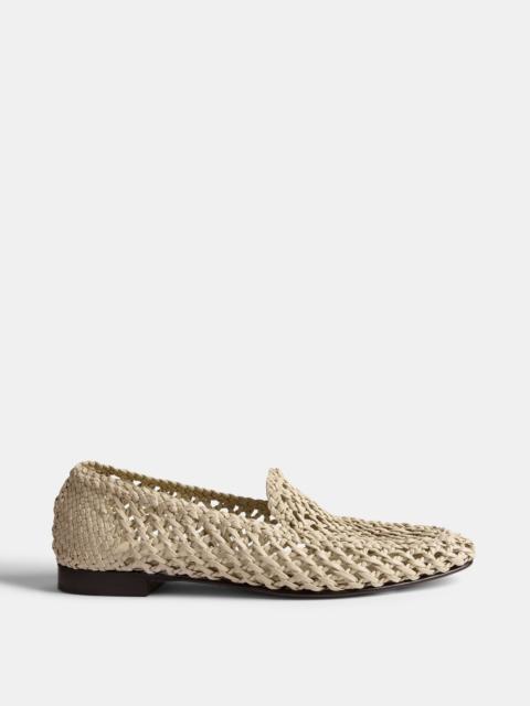 LE MONDE BÉRYL Soft Loafer Knotted / Ecru Leather