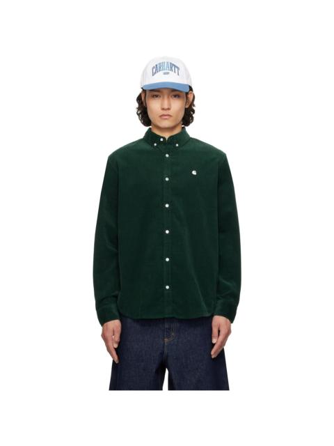 Carhartt Green Madison Fine Cord Shirt