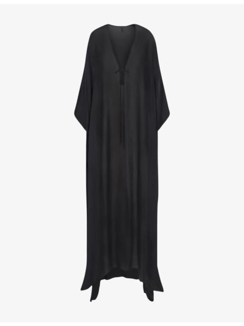 SKIMS Swim Cover-Ups Sheer Long Kaftan