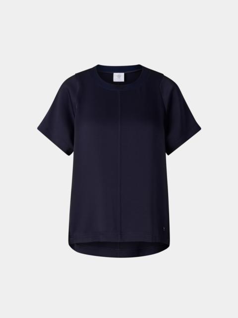 BOGNER Dakota satin shirt in Navy blue