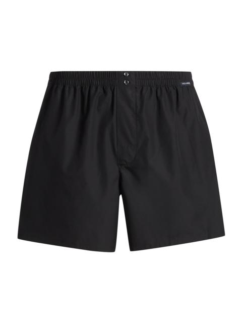 Dolce & Gabbana Men's ​Sporty Cotton Poplin Boxer Shorts - Nero