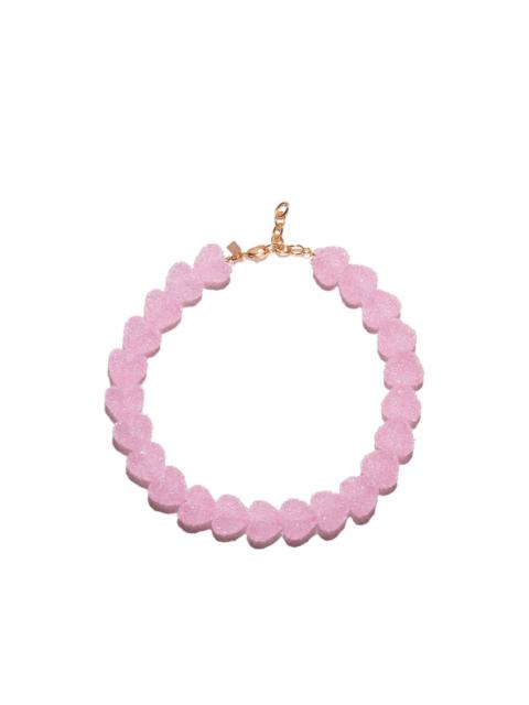 CRYSTAL HAZE Jelly Heart necklace