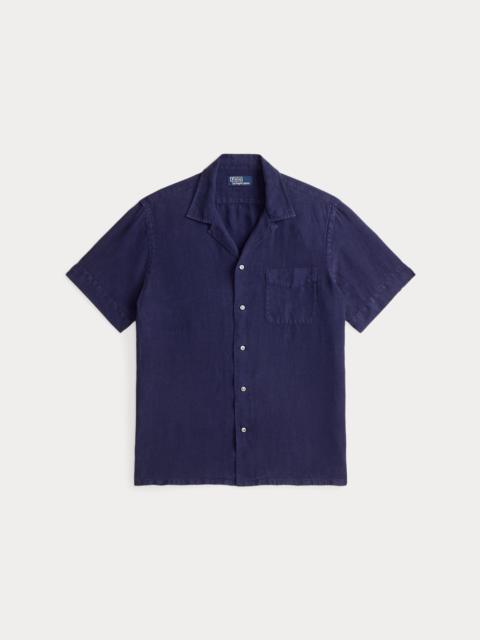 Polo Ralph Lauren Classic Fit Slub Linen Camp Shirt
