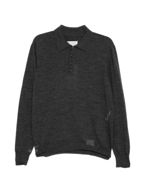 patchwork polo shirt