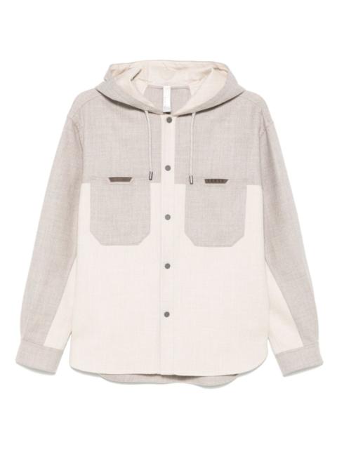 SEASE hooded overshirt
