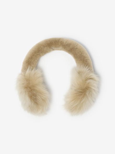 Burberry Shearling Earmuffs