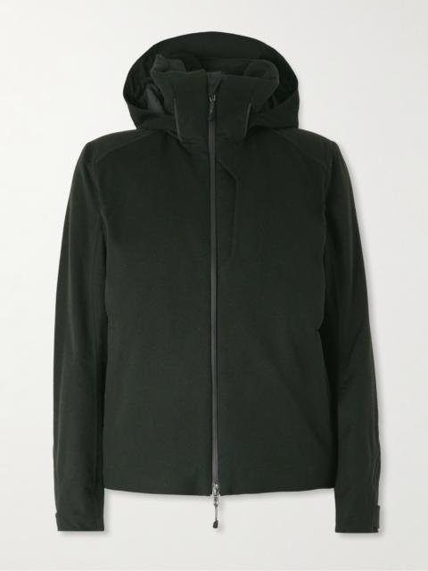 SEASE Balma 2.0 Padded Coated-Cashmere Hooded Jacket