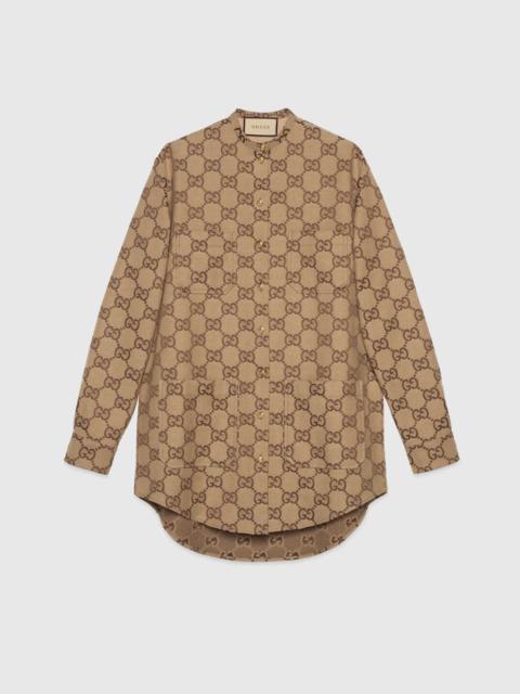 GUCCI Maxi GG canvas shirt