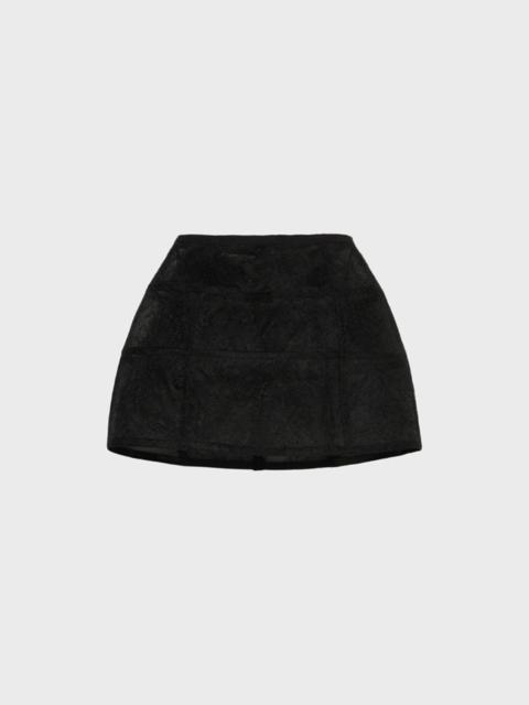 Blumarine CINCH WAIST SKIRT IN CRINOLINE AND LACE