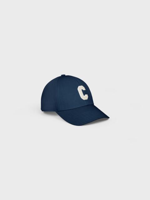 INITIAL BASEBALL CAP IN COTTON