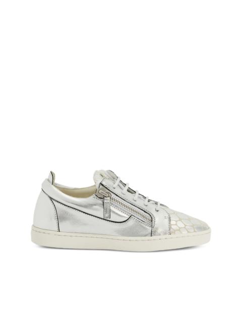 Giuseppe Zanotti Nicki zip-detail leather sneakers