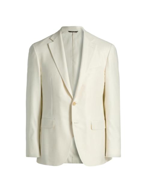 Canali Men's Kei Silk-Cashmere Sport Coat - White
