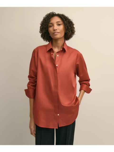 Brooks Brothers Supima® Cotton Sateen Relaxed Shirt