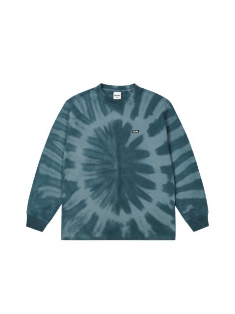 PALACE TIE-DYE WAFFLE LONGSLEEVE NAVY
