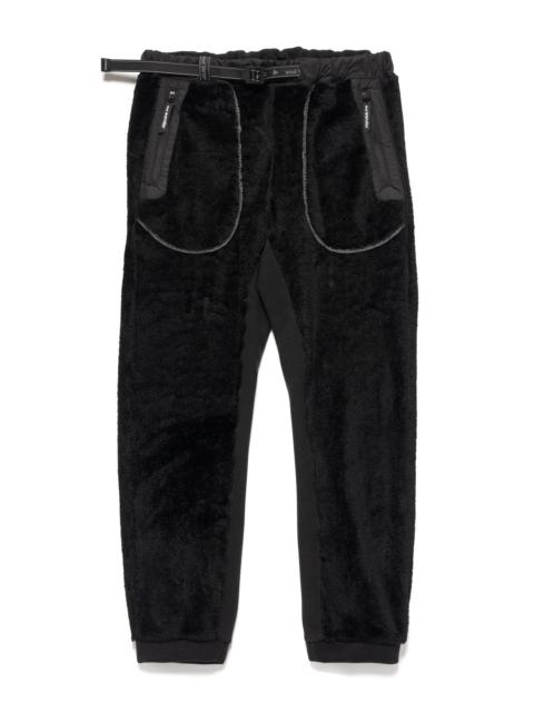 and Wander HIGH LOFT FLEECE PANTS BLACK