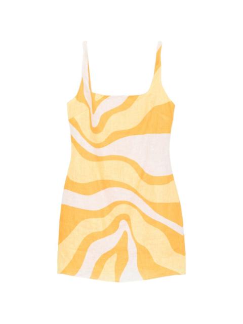 CALA de la CRUZ Siela abstract-print mini dress