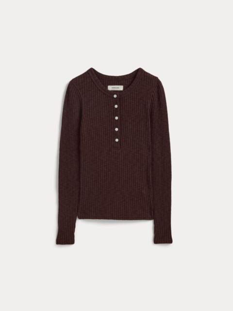 EVERLANE THE COZY RIB HENLEY