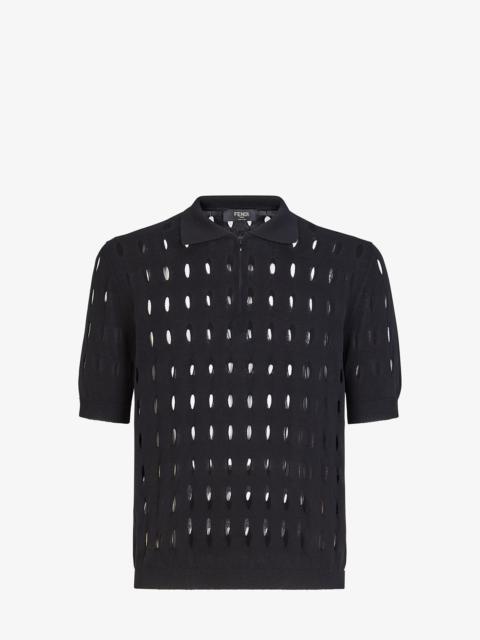 FENDI Black cotton sweater