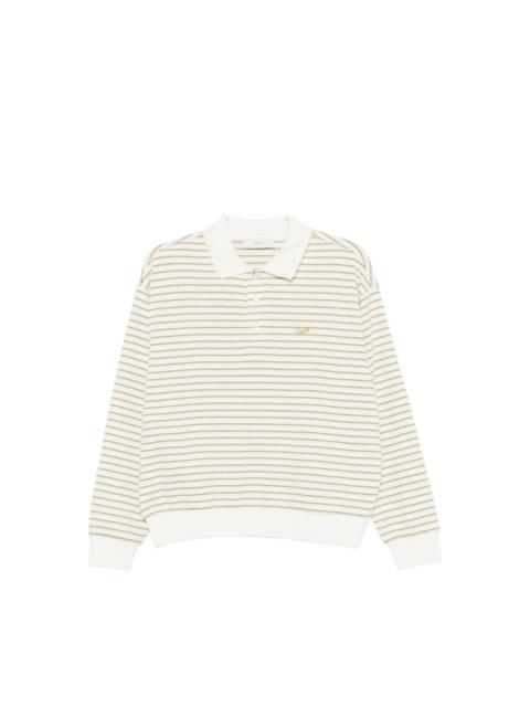 Dunst Striped cotton polo shirt