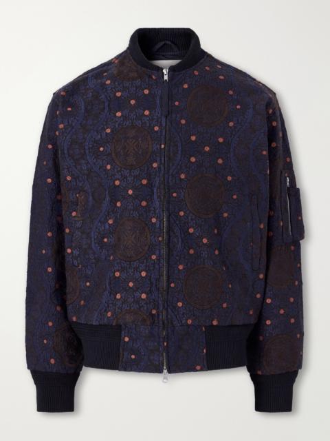 KARDO Max Embroidered Cotton Bomber Jacket