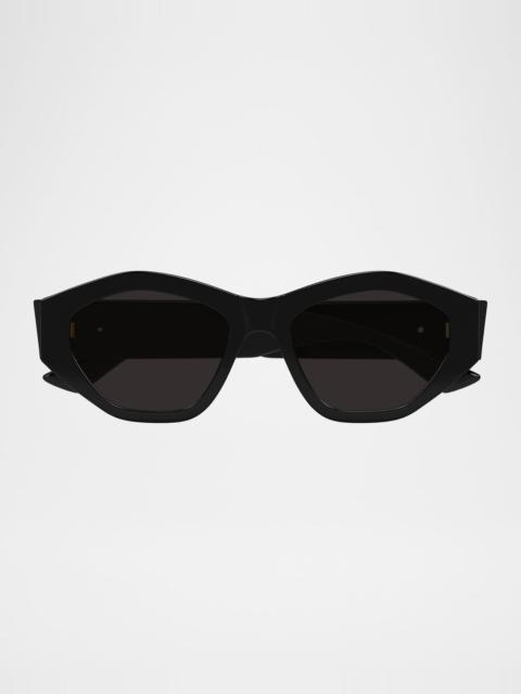 Bottega Veneta Classic Acetate Geometric Sunglasses