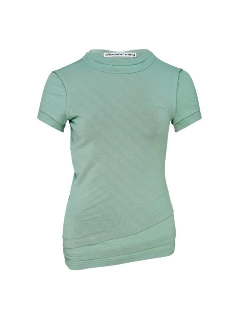 Alexander Wang Layered Short Sleeve Top
