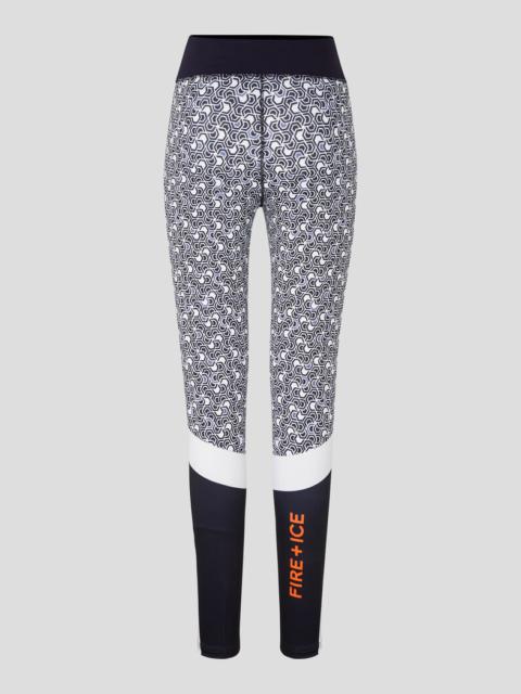 BOGNER Christin Tights in Navy blue/White