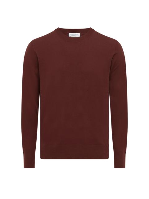 GABRIELA HEARST Palco Knit Sweater in Burnt Sienna Merino Wool