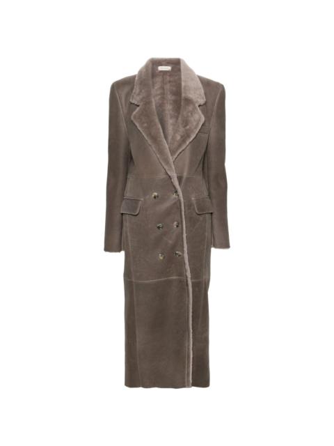 THE MANNEI Greenock leather maxi coat