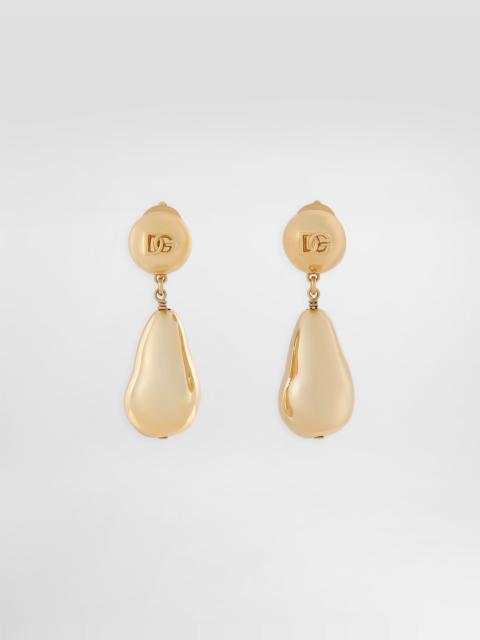 Dolce & Gabbana Teardrop earrings with DG logo