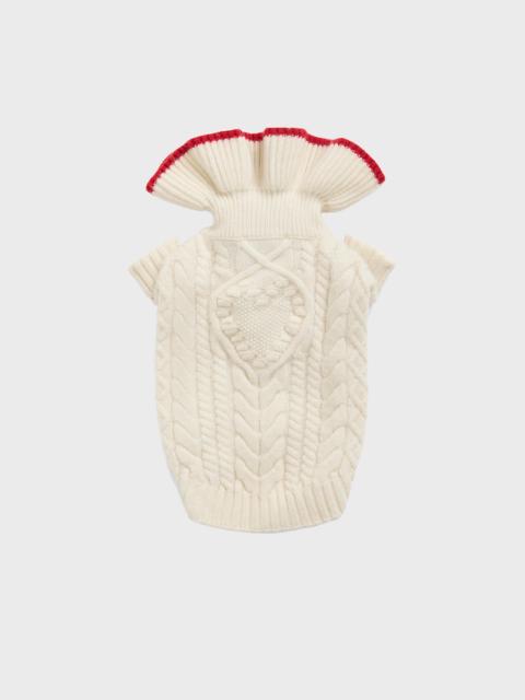 SHRIMPS Shrimps x Reformation Chip Regenerative Wool Dog Jumper - Arctic