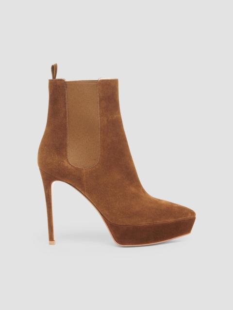 Gianvito Rossi Women's 120MM Suede Chelsea Boots - Texas