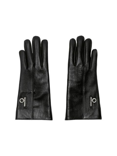 Burberry leather gloves