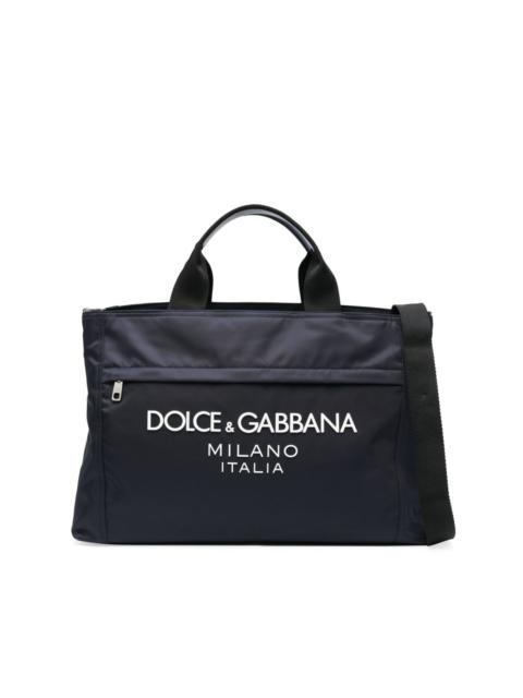 Dolce & Gabbana raised logo holdall
