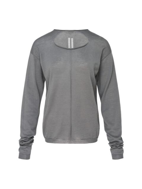 Rick Owens Slashed Oversized Lightweight Pull