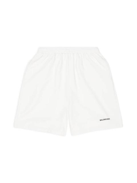 BALENCIAGA Women's Balenciaga Sweat Shorts in Cream