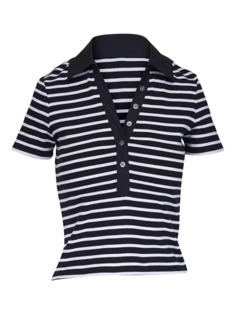 VERONICA BEARD cotton polo top