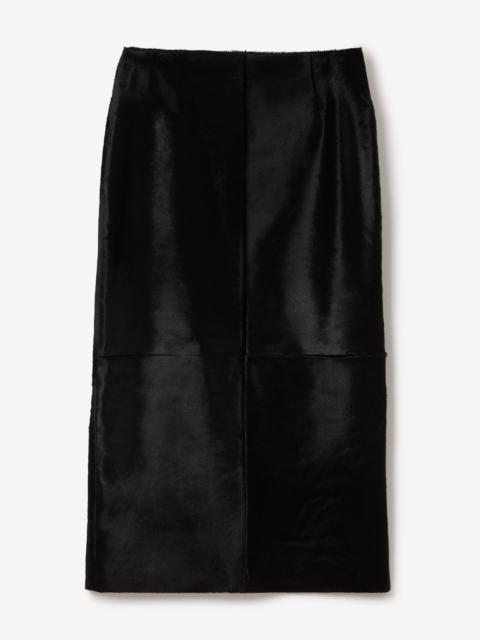 House of Dagmar Pony Leather Skirt