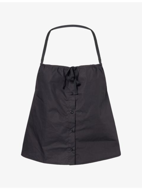 DEIJI STUDIOS Simple Tie Cotton Top