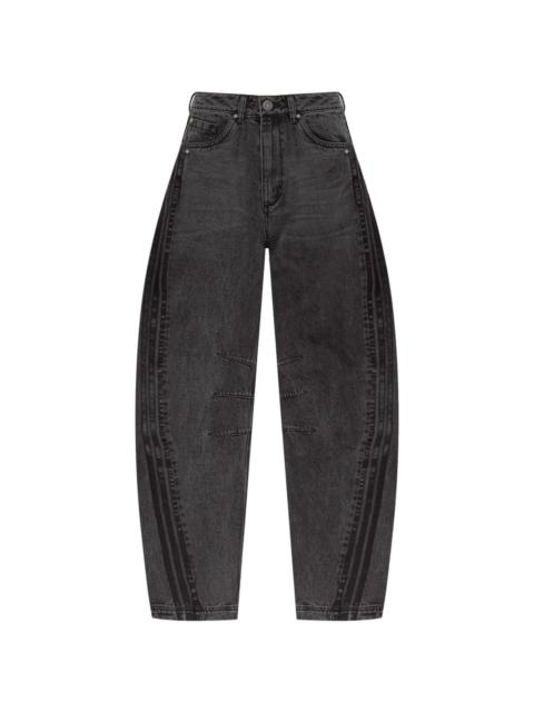 adidas Adilenium Season 3 Zip Washed Denim Pants | REVERSIBLE