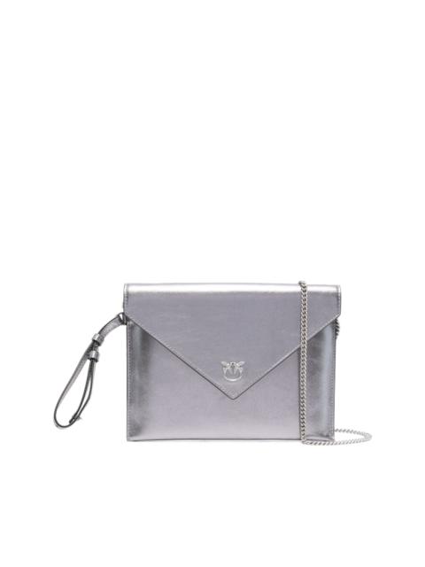 PINKO small leather flap clutch
