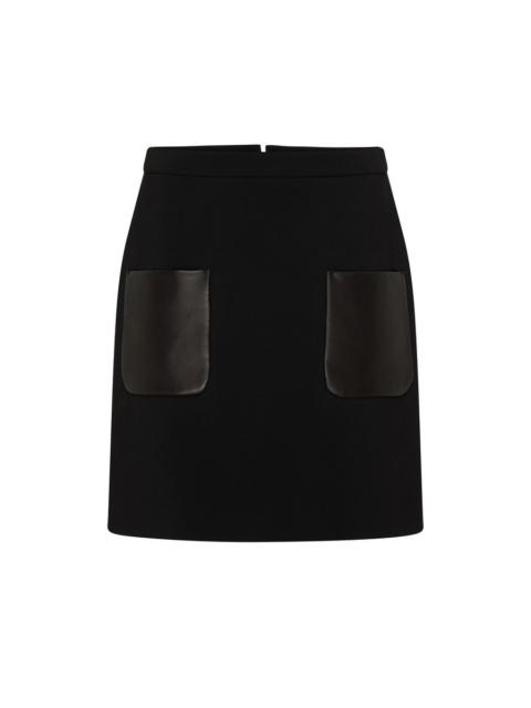 Pagella mini wool skirt