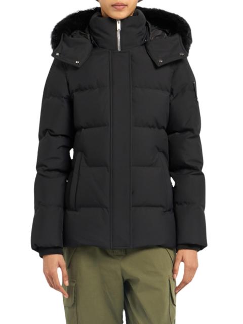 MOOSE KNUCKLES Women's Cloud 3Q Down Coat - Black