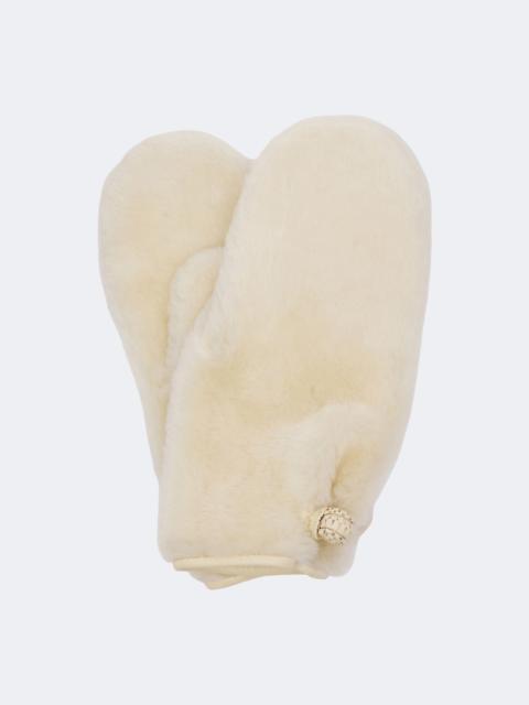 MAGDA BUTRYM Shearling mittens